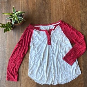 American Eagle soft & sexy baseball tee